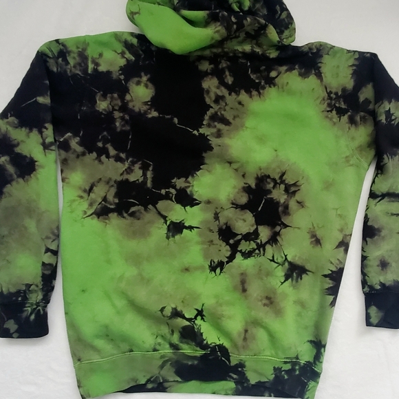 Jeffree Star 420 Tie Dye Gold Leaf Limited Edition Hoodie - Picture 4 of 6